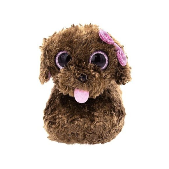 NEW 10-11 Girls Ty Beanie Boos "Maddie" the Dog Slippers - Picture 1 of 4